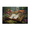 Vextrovia Jigsaw Puzzles for Adults 1000 Pieces, Magical Open Book with Mushrooms & Butterflies Art, Use in Living Rooms, Game Rooms; relieves Anxiety, Trains Patience fit for Quiet Evenings view 1