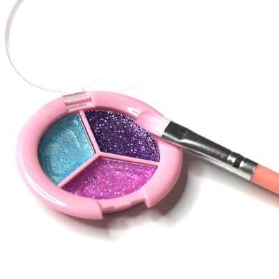 Dioche Kids Makeup Kit for Girls Complete Toy Makeup Set for Little Princess Non Washable Cosmetic Make Up Set Ideal Xmas Birthday (Assorted Color)