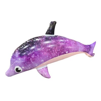 2PCS Inflatable Dolphin Toy, Cute Inflatable Dolphin Float for Kids Pool, Funny Animals Floating Water Toy, Blow Up Animals Water Props for Boys Girls Outdoor