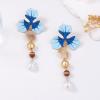 Sensible Alloy Drip Oil Flower Resin Women's Necklace view 3