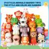 24 Pack Prefilled Easter Eggs with Animal Slow Squishy Toys, Easter Egg Slow Rising Squishy Fidget Toys Stress Relief for Kids Boys Girls Easter Egg Fillers, Easter Basket Stuffers Party Favor view 2