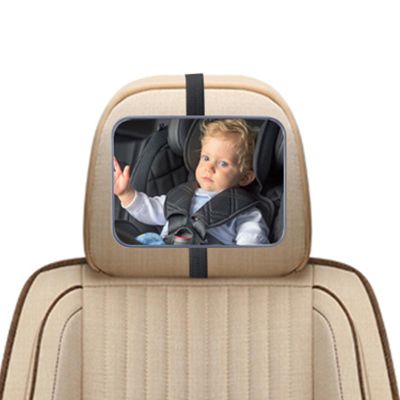 Baby Car Mirror for Rear Facing, Acrylic Wide Angle Children Car Safety Seat Rearview Observation Mirror for Infant Newborn Travel