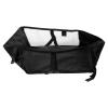 Levemolo Stroller Bottom Basket Mesh Organizer Bag Breathable Hanging Storage for Bottles Diapers Snacks Under Stroller Carrier with Quick Install Black view 1