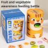Alomejor Fine Motor Skills Toys, Educational Wooden Feeding Toy, Scooping Food Set, Fine Motor Skills Development for Toddlers view 3