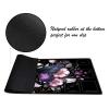 TOEMZTFT Playmat for MTG, with Free Storage Bags,Game Mat 24 x 14 inches, TCG and Board Game Mat for Cards,Mousepad Desk MatsButterfly Floral Pattern view 2
