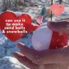 Aoaoy Snowball Maker, Snow Ball Makers for Kids, Plastic Heart Shape Snowball Clip Snow Toys Beach Toy for Kids Outdoor Indoor Winter Fight Maker Tool (2Pcs) view 3