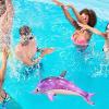 2PCS Inflatable Dolphin Toy, Funny Animals Floating Water Toy, Cute Inflatable Dolphin Float for Kids Pool, Blow Up Animals Water Props for Boys Girls Outdoor view 3