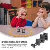 HEANUJJ Wooden Train Bridge Pier Model Railway Accessories Tiered Support Risers Decorative Bridge Pier for Boys and Train Track (Grey) view 3
