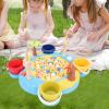 Alomejor Magnetic Fishing Game for Kids and Toddlers, Rotation Design, Pool Toys for Kids Educational Toy with Colorful Fish view 2