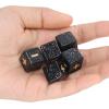 Aumotop Math Operation Compact Dice Set for Classroom Math Learning,20Pcs Teaching Dice for Kids and Students, Plastic Material (Black) view 4