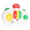 Aqur2020 Kids Busy Game Controller Toy, Colorful Shape Puzzle, Educational with Music, Red, ABS Material, 6.5x1.6x4.7 Inch view 1