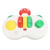 Aqur2020 Kids Busy Game Controller Toy, Colorful Shape Puzzle, Educational with Music, Red, ABS Material, 6.5x1.6x4.7 Inch view 2