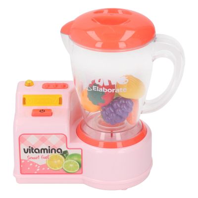 Aqur2020 Simulation Juicer Toy, Interactive Kitchen Appliance for Kids, ABS Material, Roseate, 6.5x3.35x6.89 Inch