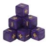 Aumotop Math Operation Compact Dice Set for Classroom Math Learning,20Pcs Teaching Dice for Kids and Students, Plastic Material (Purple) view 2