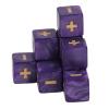 Aumotop Math Operation Compact Dice Set for Classroom Math Learning,20Pcs Teaching Dice for Kids and Students, Plastic Material (Purple) view 3