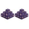 Aumotop Math Operation Compact Dice Set for Classroom Math Learning,20Pcs Teaching Dice for Kids and Students, Plastic Material (Purple) view 4