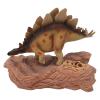 Fdit Dinosaur Figure Set, Dinosaur Model with Landscape Base for Children, Plastic for Educational Play view 3