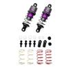 63mm Metal Hydraulic Shock Absorbers 1 Pair Lead Color Compatible With RC Remote Control Cars Flat Racing Drift Cars Parts view 4