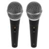 ibasenice 2pcs Fake Microphone Props Plastic Pretend Mic Kids Toy (Black) - Realistic Karaoke Performance Decor for Simulate Speech Practice Role Playing Christmas Birthday view 1