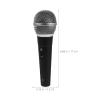 ibasenice 2pcs Fake Microphone Props Plastic Pretend Mic Kids Toy (Black) - Realistic Karaoke Performance Decor for Simulate Speech Practice Role Playing Christmas Birthday view 2