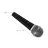 ibasenice 2pcs Fake Microphone Props Plastic Pretend Mic Kids Toy (Black) - Realistic Karaoke Performance Decor for Simulate Speech Practice Role Playing Christmas Birthday view 4