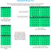 Carewon 100 Bingo Cards, Large 4.5" x 4.5", Green (1 of 8 Colors), Paper Bingo Sheets, Disposable or Reusable for Daubers or Chips view 4