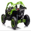 24V Maverick X3 Kids Ride On Car Remote Control - 2WD Performance - Dual 24V 7Ah Batteries, 2240W Motors, EVA Rubber Wheels, Leather Seats - 2-Seater Buggy with Lights & MP3 (Green) view 3
