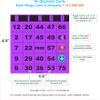 Carewon 100 Bingo Cards, Large 4.5" x 4.5", Purple (1 of 8 Colors), Paper Bingo Sheets, Disposable or Reusable for Daubers or Chips view 2