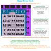 Carewon 100 Bingo Cards, Large 4.5" x 4.5", Purple (1 of 8 Colors), Paper Bingo Sheets, Disposable or Reusable for Daubers or Chips view 3