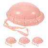 ibasenice 4pcs Santa Inflatable Belly Prop: Fat Suit Costume Accessories For Christmas Party - Pregnancy Bump Stuffing for Cosplay - Holiday Cosplay Prank Belly Padding view 1
