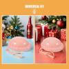 ibasenice 4pcs Santa Inflatable Belly Prop: Fat Suit Costume Accessories For Christmas Party - Pregnancy Bump Stuffing for Cosplay - Holiday Cosplay Prank Belly Padding view 3