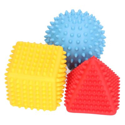 Aqur2020 Sensory Balls for 6 Months+, Soft Plastic, BPA Free, Vision Development, 3 Pieces Set