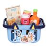 Bluey Shopping Basket, 9 Grocery Accessories, Toddler Pretend Play view 1