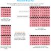 Carewon 100 Bingo Cards, Large 4.5" x 4.5", Pink (1 of 8 Colors), Paper Bingo Sheets, Disposable or Reusable for Daubers or Chips view 4