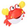 Aqur2020 Music Electronic Crab Bubble Blower for Children Kids Washroom, One Button Start Dancing Crab Bubble Machine for Baby Bath Toy Plastic 1 Machine Birthday Gifts (Red) view 1