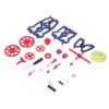Fdit Childrens Learning Analog Clock Educational Toy to Teach Time to Children, Easy Assembly for Ages 8+, Plastic Material view 1