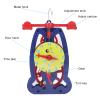 Fdit Childrens Learning Analog Clock Educational Toy to Teach Time to Children, Easy Assembly for Ages 8+, Plastic Material view 4