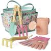 Kinderific Gardening Set, Tool Kit, for Kids, STEM, Includes Tote Bag, Spade, Watering Can, Rake, Fork, Trowel and Gloves, Fruity view 1