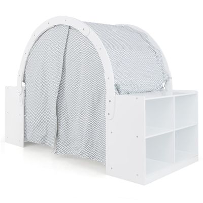 Versatile Kids Playhouse with Totally 8 Cubbies and 2 countertops