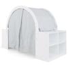 Versatile Kids Playhouse with Totally 8 Cubbies and 2 countertops view 1