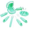CCYLEZ Doctor Toy Set with 9 Dentist Tools, Educational Role Playing Toys for Kids Over 3 Years Old, Develop Empathy, Suitable for Parties, ParentChild Communication (Green) view 1
