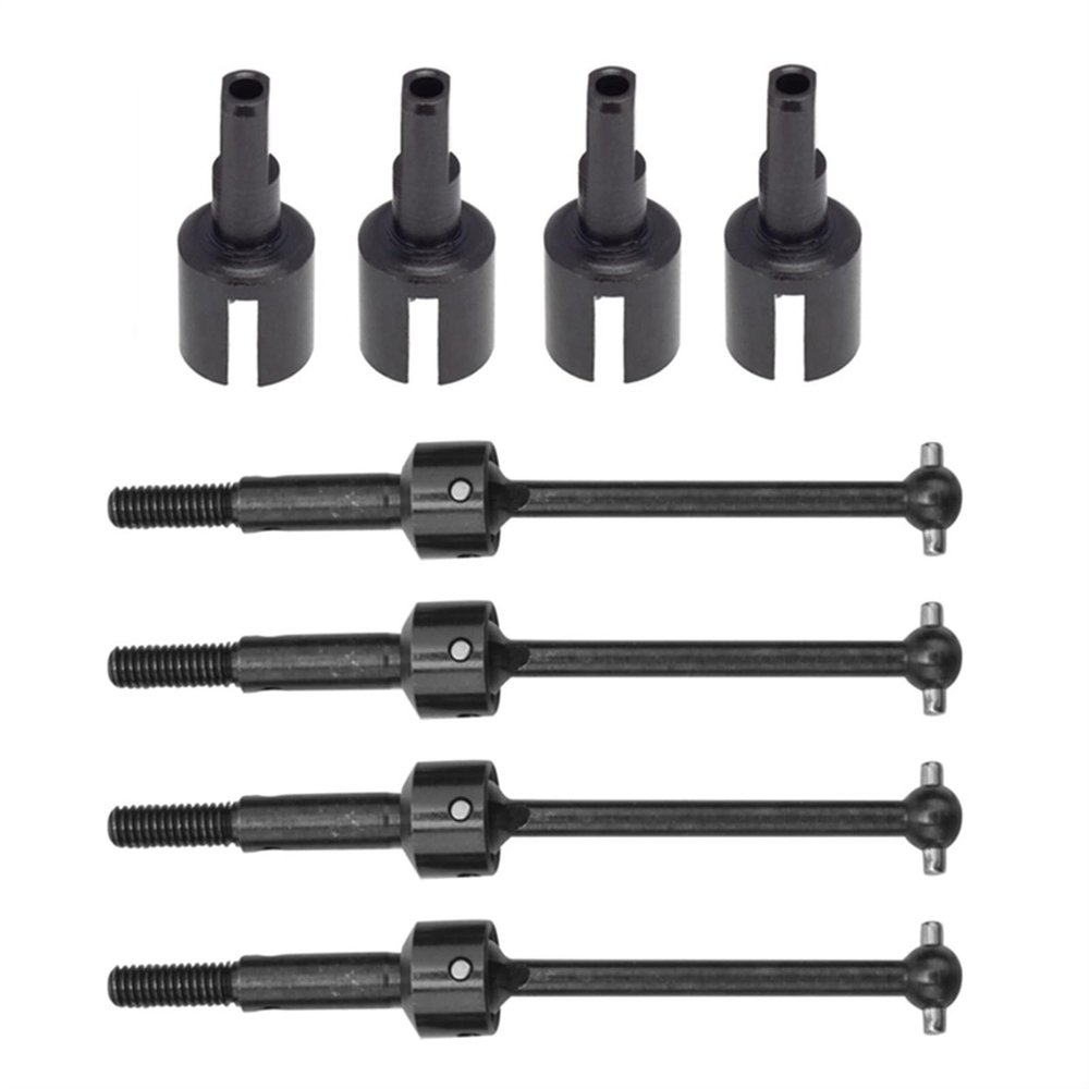 RC Models Parts For TT01 For TT02 For TT-01 8Pcs Metal Drive Shaft CVD And Gearbox Joint Cup Differential Cup For 1/10 RC Car Upgrade Parts