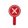 FytStycale Yes Handheld Paddle,Classroom Voting Paddle Teacher Event Games Event Meeting Supplies Interaction Sign Double Sided view 1