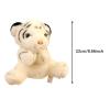 EHJRE Plush Animal Hand Puppet Head Gloves Imaginative Tiger Plush Toy Tiger Interactive Puppet for Teaching Gift for Boy Girls, White view 3