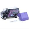 1978 Vandura Custom Van Black with Wizard Graphics and White Top with Camp'otel Cartop Sleeper Tent The Great Outdoors Series 4 1/64 Diecast Model Car by Greenlight 38080C view 2