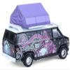 1978 Vandura Custom Van Black with Wizard Graphics and White Top with Camp'otel Cartop Sleeper Tent The Great Outdoors Series 4 1/64 Diecast Model Car by Greenlight 38080C view 4