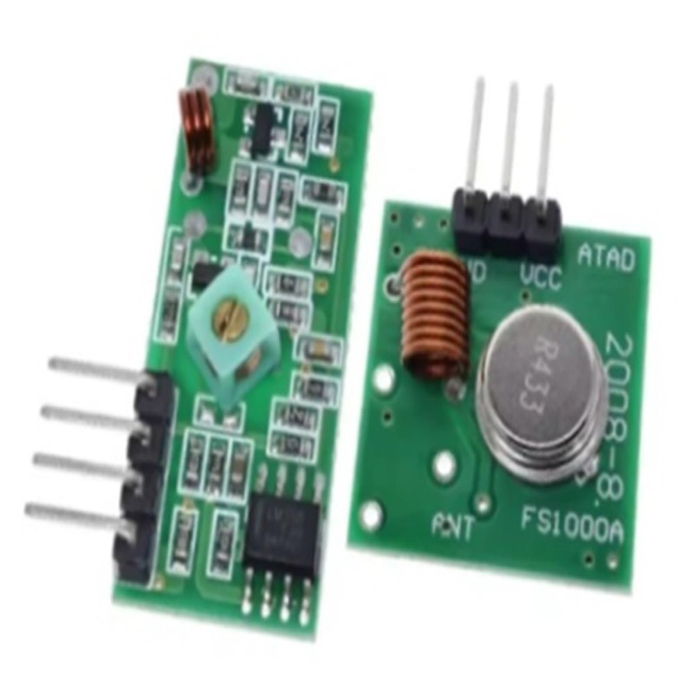 1 set (2 pcs) 315 and 433 RF Transmitter Receiver Link Kit for Arduino Control Module(433)