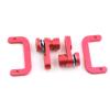 RC Models For Axial For SCX10 III 1/10 RC Crawler Car Upgrade Parts Accessories Metal Dig 2 Speed Shift Servo Horn Arm Protect Mount Set(Red) view 1