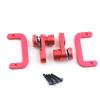 RC Models For Axial For SCX10 III 1/10 RC Crawler Car Upgrade Parts Accessories Metal Dig 2 Speed Shift Servo Horn Arm Protect Mount Set(Red) view 2