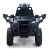 24V Lifted Ride On Truck with Remote Control  Black view 1